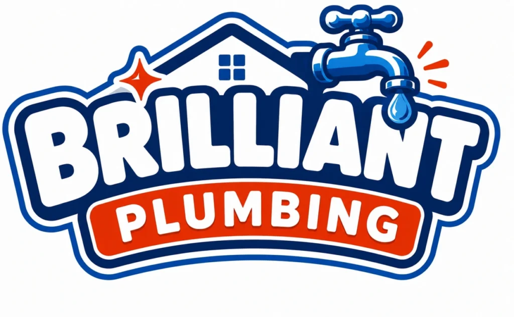 brilliant plumbing header logo